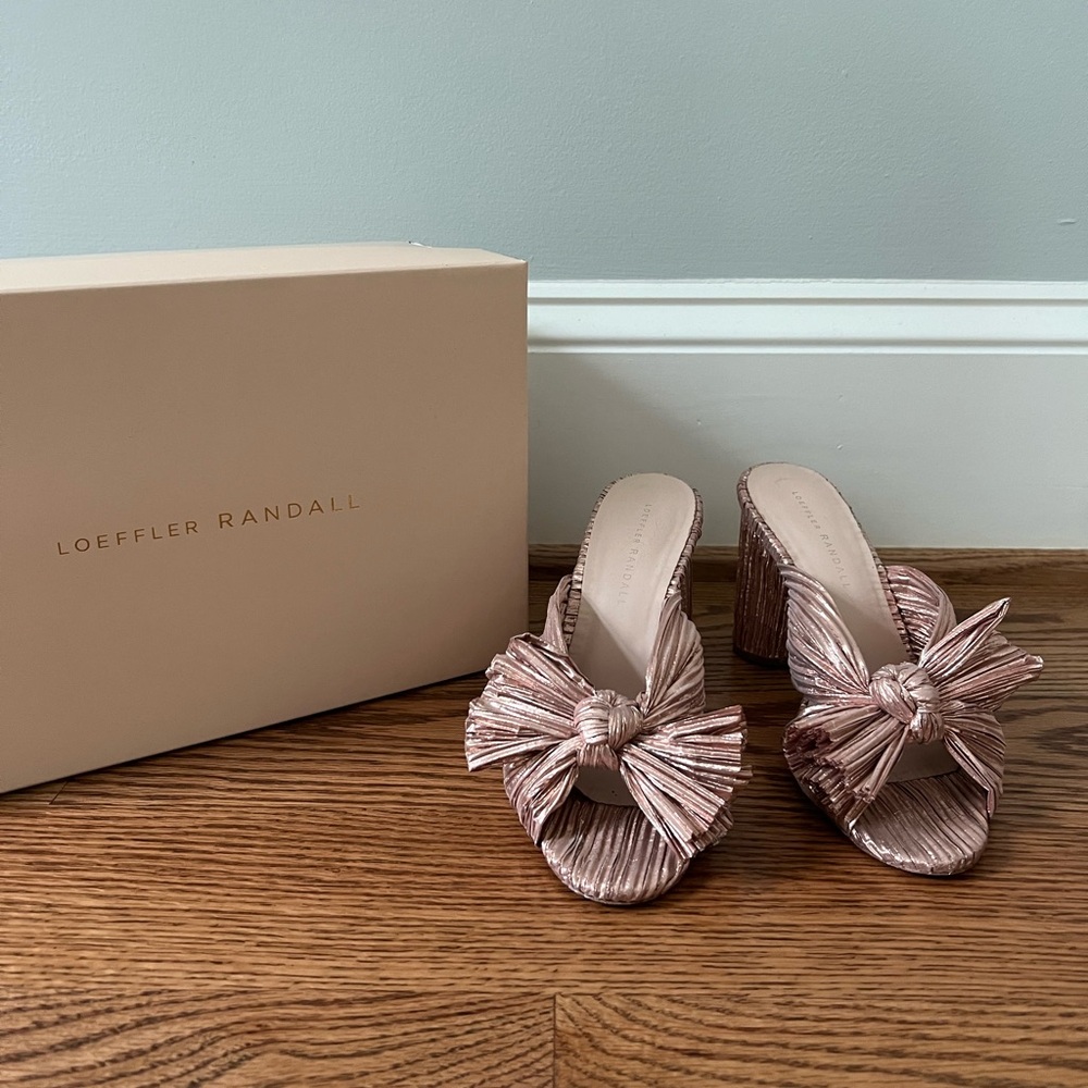 Loeffler Randall Penny Knotted Mules 7.5